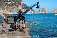 Filming of advert Capri
